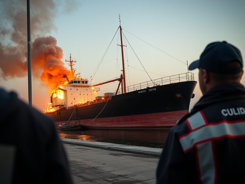 Detido un veciño de Tomiño por queimar unha nave