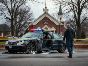 Abatido el individuo que embistió un vehículo contra una sinagoga en Michigan