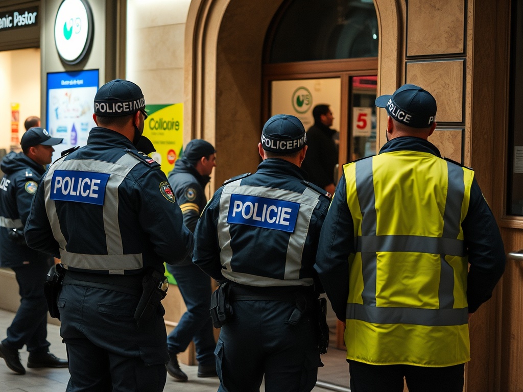 La Policía Local y la Nacional separan una pelea entre okupas en una antigua sucursal del Banco Pastor en A Coruña