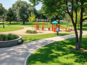 Ames modernizará el parque de Pardiñeiros con césped amortiguador y juegos inclusivos para todas las edades