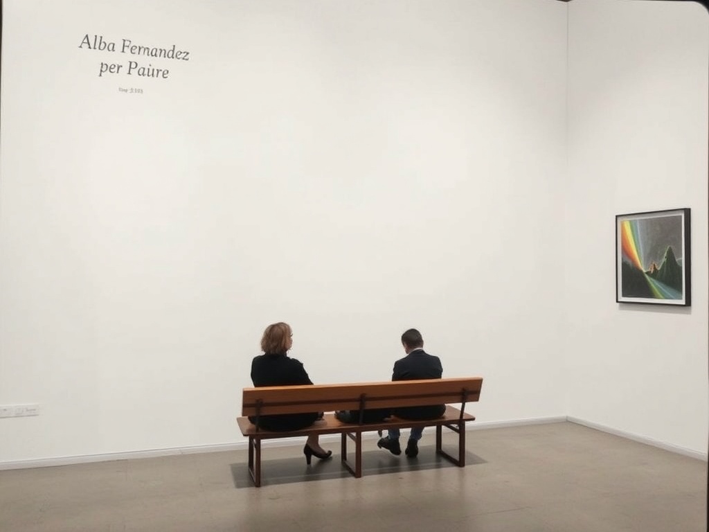 Alba Fernández inaugura en Ourense una muestra que apuesta por la esperanza y la cercanía