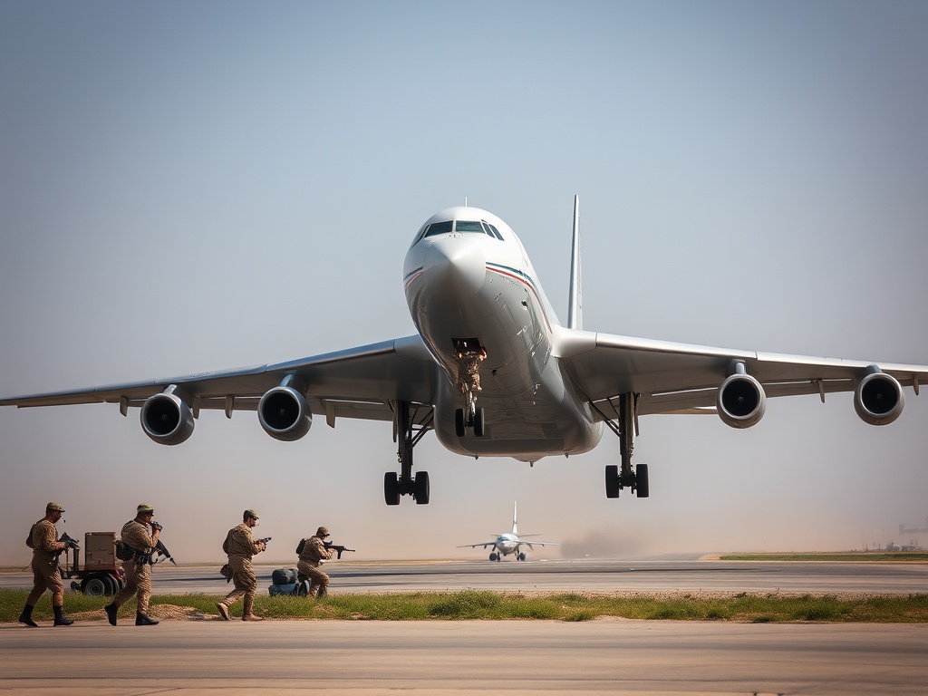 Una milicia proiraní reivindica el ataque a un avión de EEUU en Irak y Teherán dice los seis tripulantes han muerto