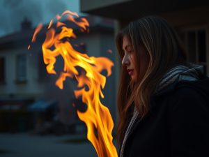 Unha muller prende lume ao seu marido en Chiva (Valencia) tras rocialo con líquido inflamable