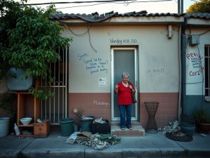 Os okupas de Moaña abandonan a casa de O Real tras a presión veciñal