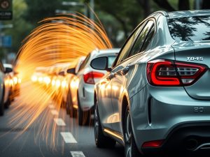 Pínchanlle as rodas de varios coches alugados por seguidores do Olympique de Lyon en Vigo