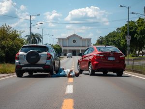 Ferido leve nunha colisión entre dous vehículos en Goiás