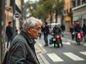 Muere de un infarto un hombre de 94 años en la calle en Viveiro