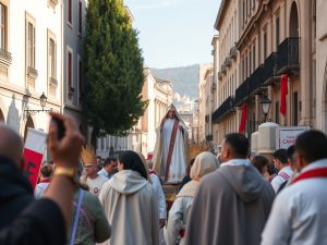 Santiago presenta una Semana Santa con 17 procesiones y una oferta turística que busca abrir la ciudad más allá del casc