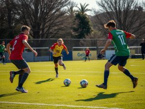 Fútbol gaélico en Ourense con +Deporte La Región por San Patricio