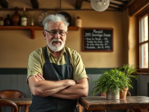 Moncho de Galán: "Na miña casa sempre houbo taberna, tráeme recordos de pequeno"