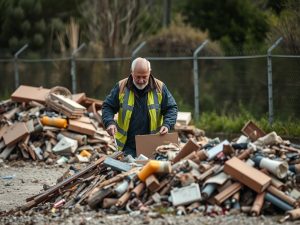Deposita material en el vertedero ilegal de Coeses y alega que "no hay cartel de prohibido"
