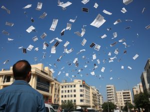 Israel lanza folletos sobre Beirut exigiendo la colaboración del pueblo libanés para el desarme de Hezbolá