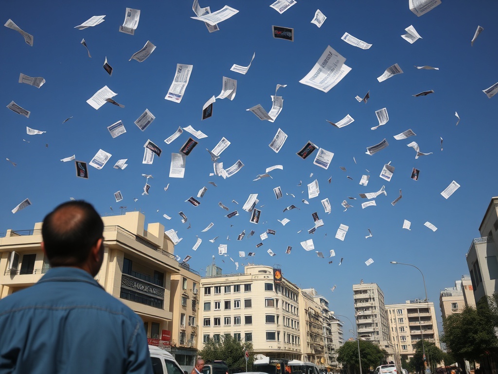 Israel lanza folletos sobre Beirut esixindo a colaboración do pobo libanés para o desarme de Hezbolá