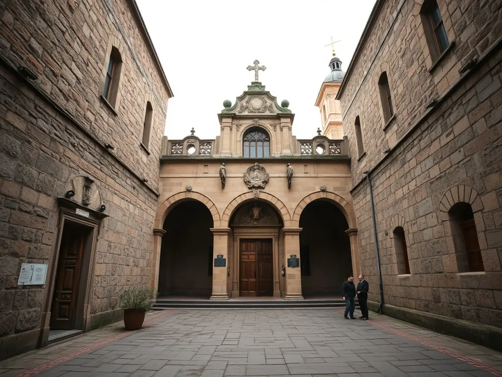 Entregadas las llaves del monasterio de Belorado, del que faltan muebles, documentación y parte del archivo