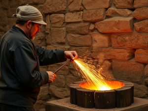El Museo do Castro de Viladonga acoge una exposición propia sobre la siderurgia que repasa técnicas antiguas de obtenció