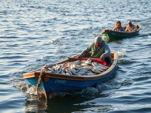 La flota palangrera de merluza de Burela mantiene su sello sostenible