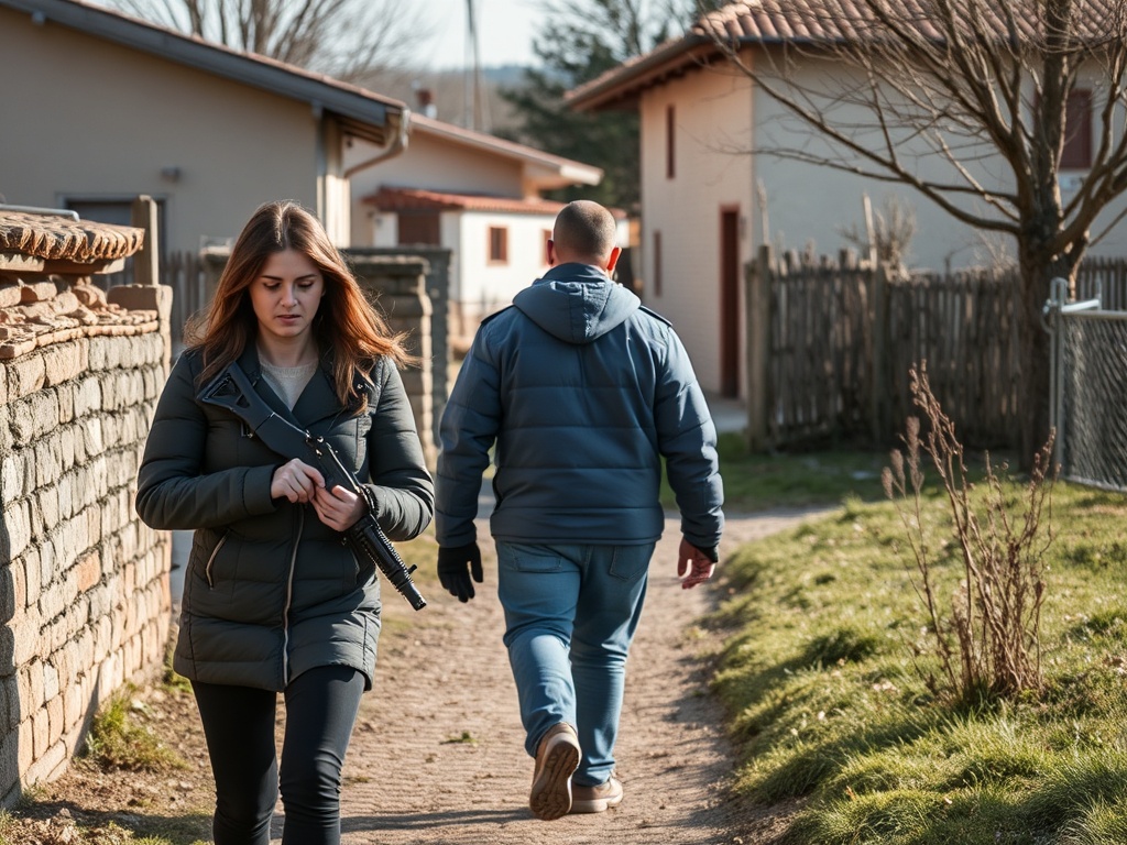 Detido un home por reter dúas mulleres cunha arma e un coitelo en Quintanar de la Sierra (Burgos)