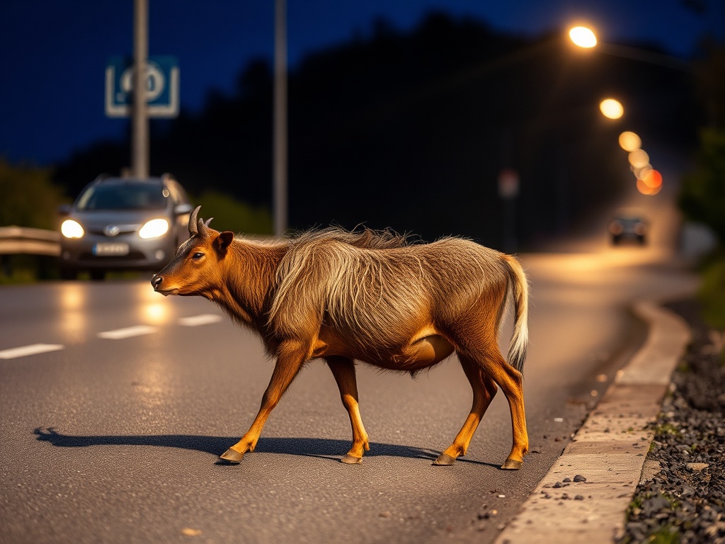 Ferido un peón atropelado cando invadía un carril da N-642 en Ribadeo