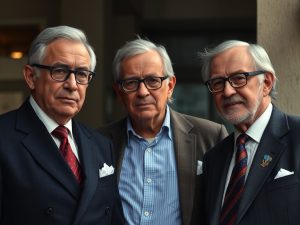Sale a la luz una fotografía que muestra al expríncipe Andrés y a Peter Mandelson en albornoz junto a Jeffrey Epstein