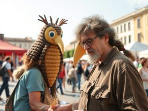 Mercadiño dos Creques llevará artesanos y creadores de títeres a la Alameda de Ribadavia durante el festival Ribeirocreq