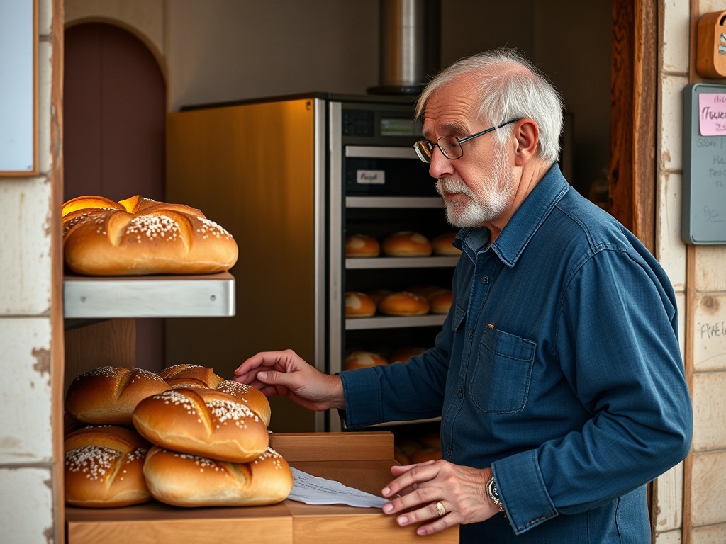 O cheiro do pan que xa non sairá do forno da panadería Chandrexa