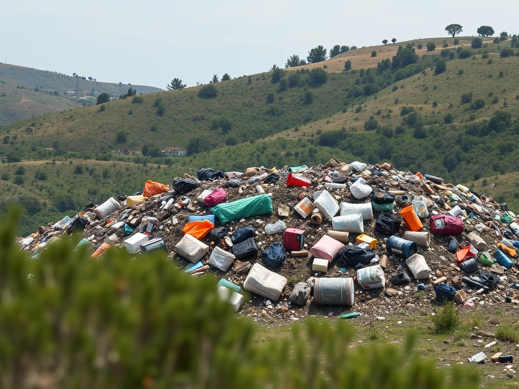 El Riós exige civismo tras la aparición de una vertedura ilegal de residuos en un monte del municipio
