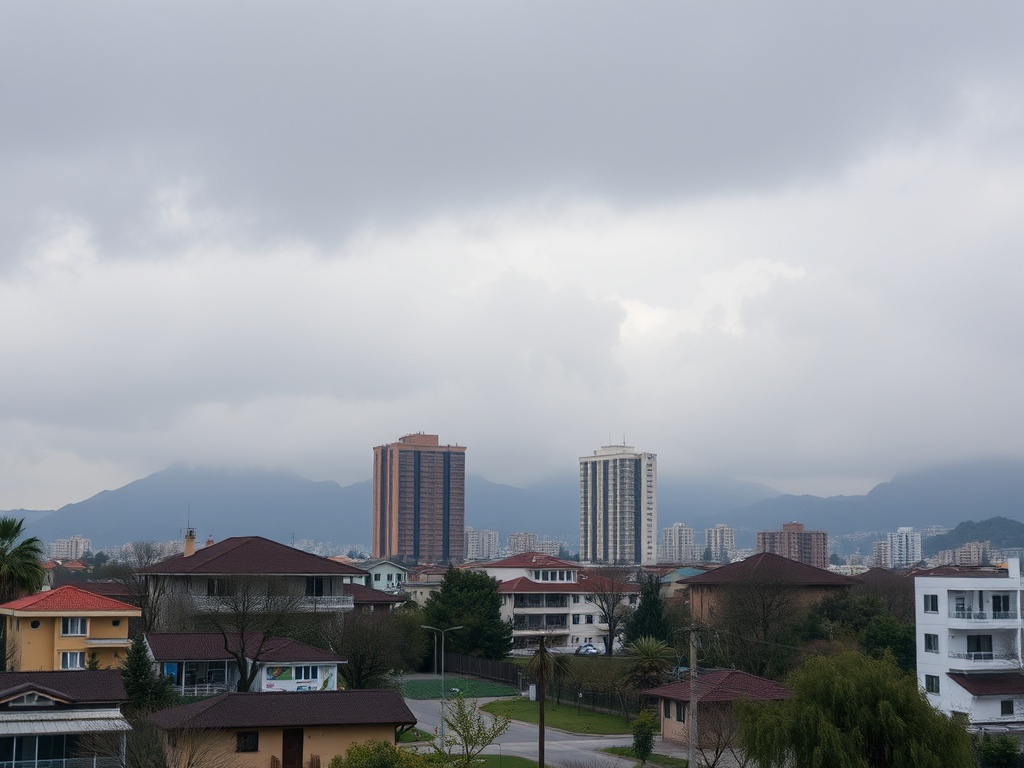 El tiempo en Soutomaior para hoy, viernes 13 de marzo: cielo muy cubierto y lluvias ligeras, sensación húmeda y fresca