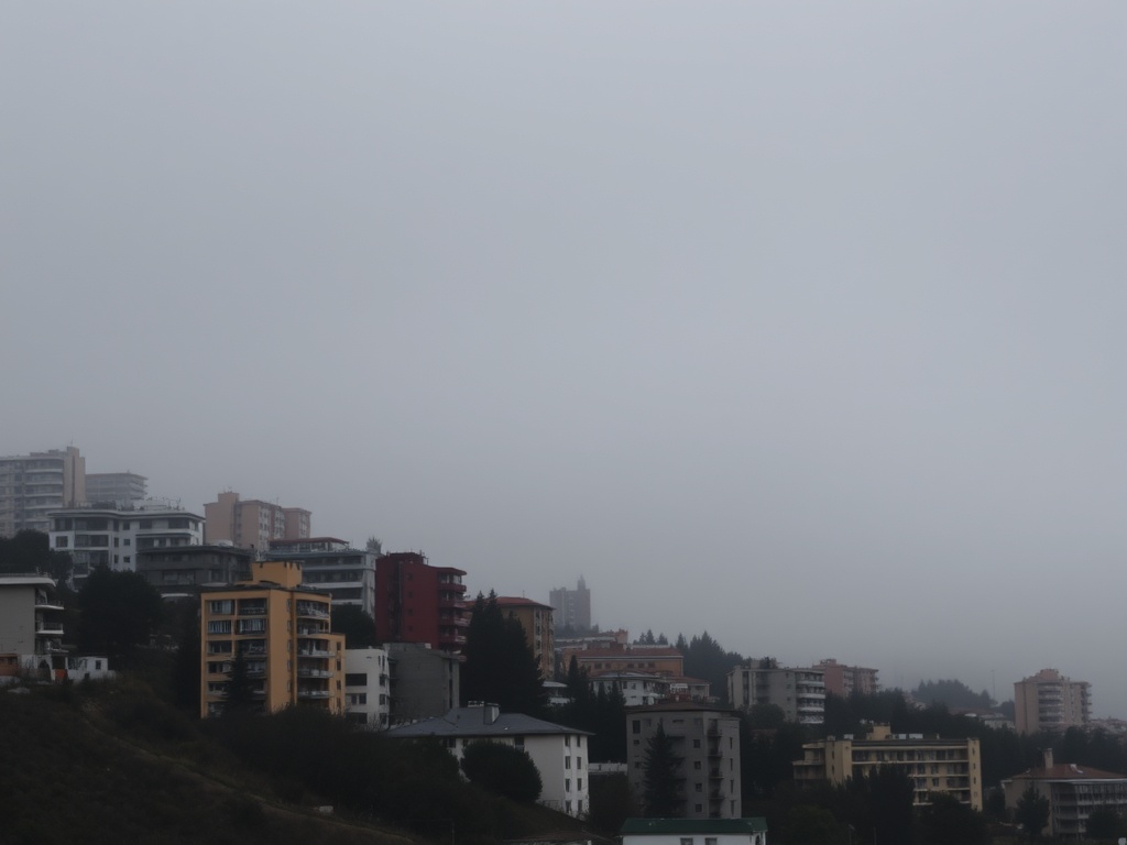Lalín amanece con cielos cubiertos y lluvia intermitente: máxima de 9 grados y sensación térmica hasta 3 grados para hoy
