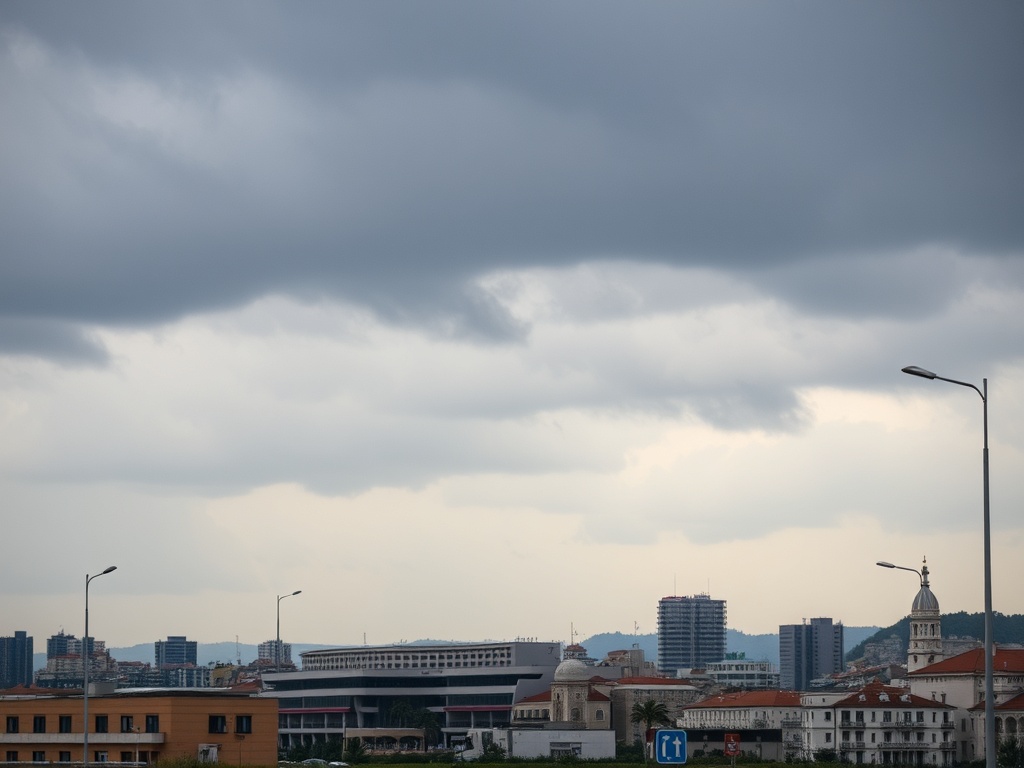 Cangas afronta un viernes cubierto con lloviznas y rachas de viento