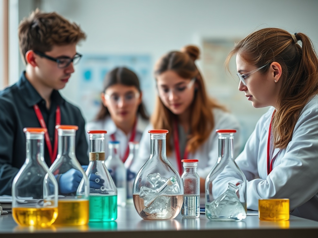 Estudiantes ourensanos se disputaron las medallas en la XLIII Olimpiada Gallega de Química
