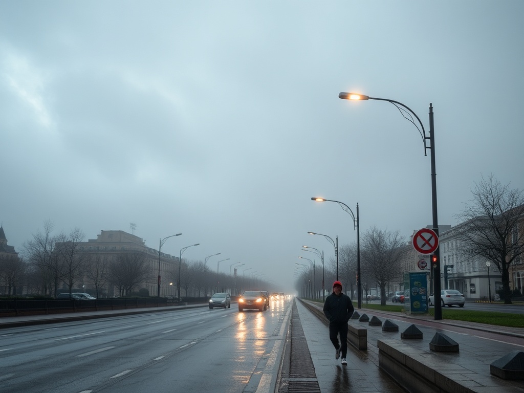 Nuboso y con lluvia ligera: Xove afronta un viernes frío y húmedo según la AEMET