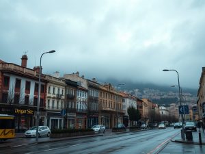 Ribadeo registrará cielo mayormente cubierto y lluvias débiles este viernes 13 de marzo