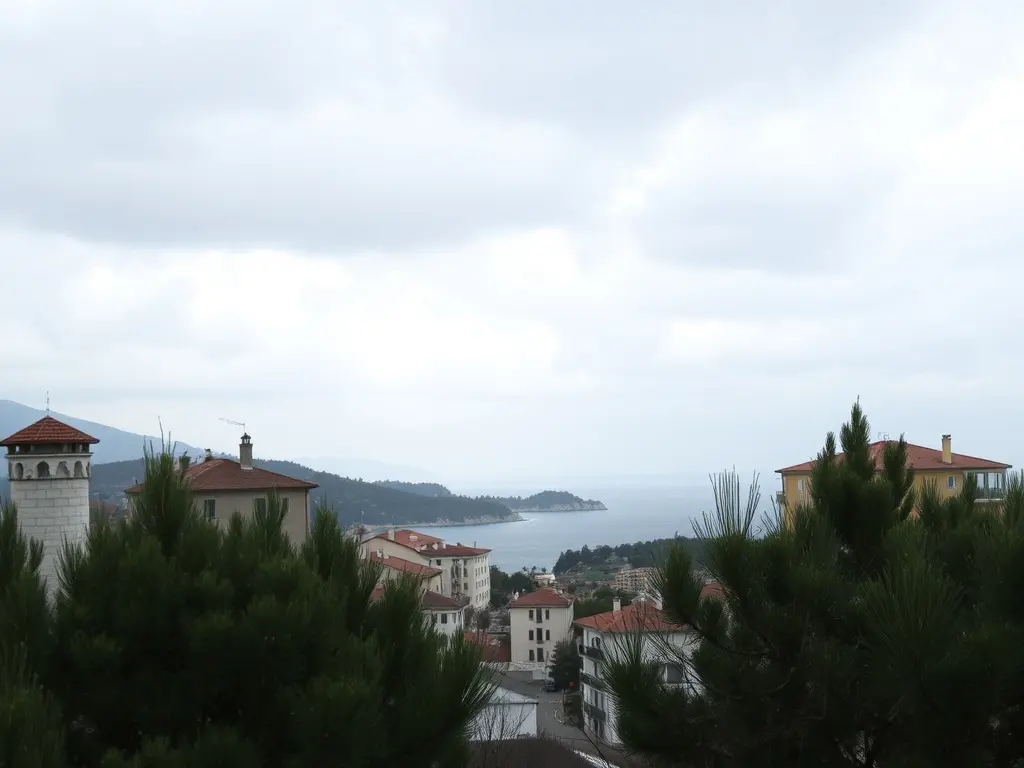 El tiempo en Cervo: cielos cubiertos, lluvias débiles y viento que aumentará la sensación de frío