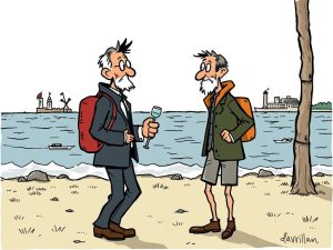 Davila combina sátira internacional y asuntos locales en su tira del 14 de marzo