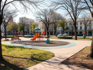 El nuevo parque infantil de Praza das Regas abrirá al público en torno a un mes