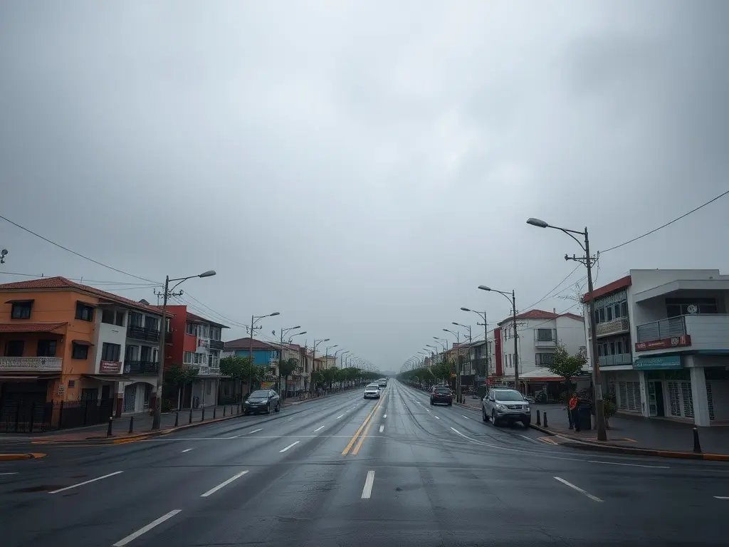 O tempo en Moaña para hoxe, sábado 14 de marzo: nuboso e con choiva principalmente pola mañá