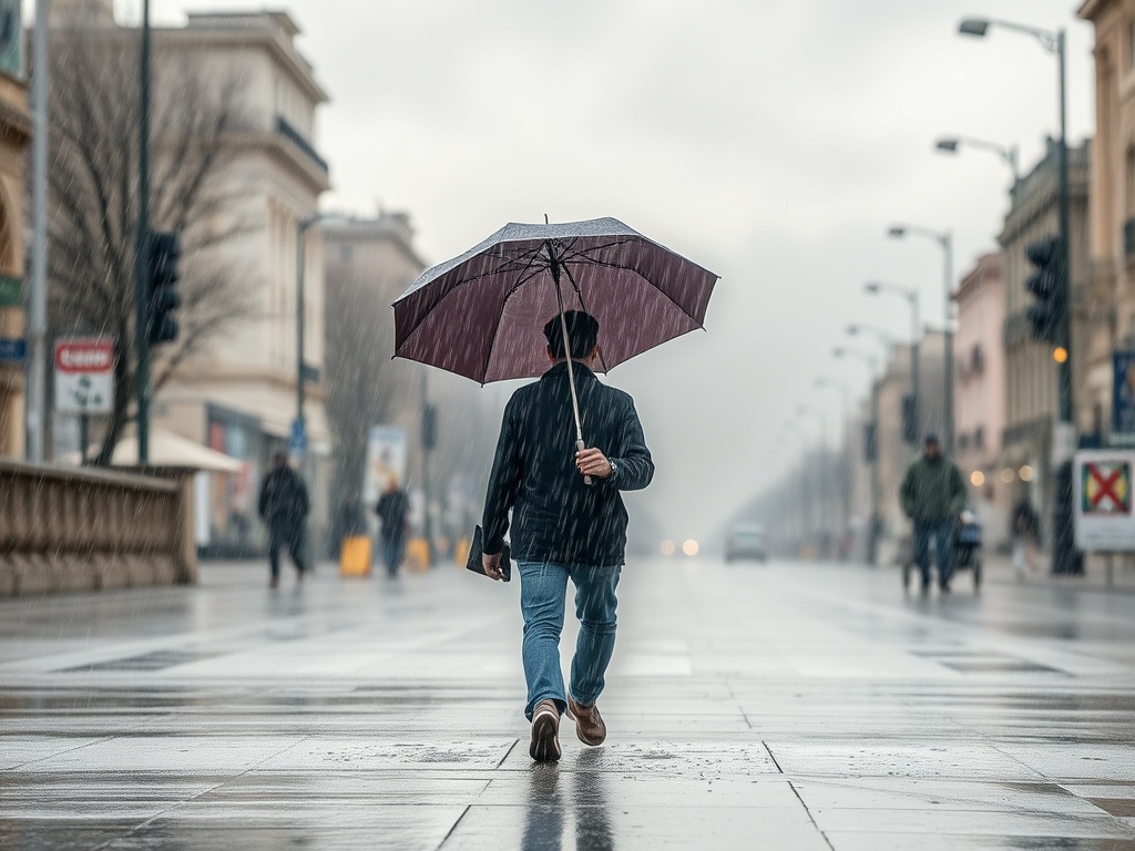 Marín afronta un sábado de ceos cubertos e chuvias dispersas con temperaturas entre 10 e 13 ºC
