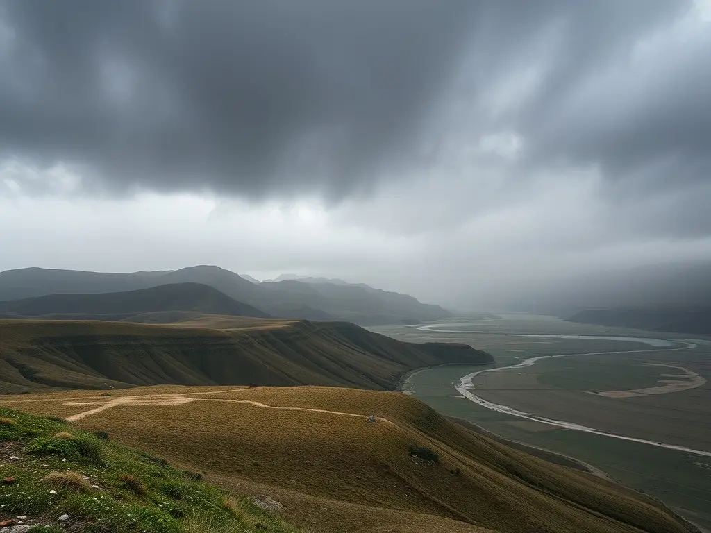 Pazos de Borbén enfronta un sábado maiormente nubrado con probables choivas.