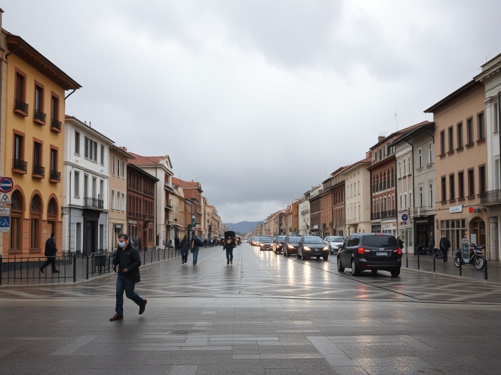 El tiempo en Monforte de Lemos: cielo mayormente cubierto y probabilidad alta de lloviznas este sábado 14 de marzo