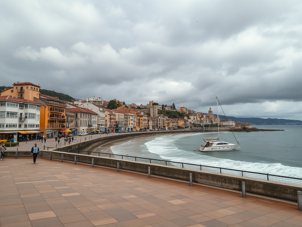 O tempo en Sanxenxo: xornada maiormente nublada e con probabilidades de chuvia este sábado 14 de marzo de 2026