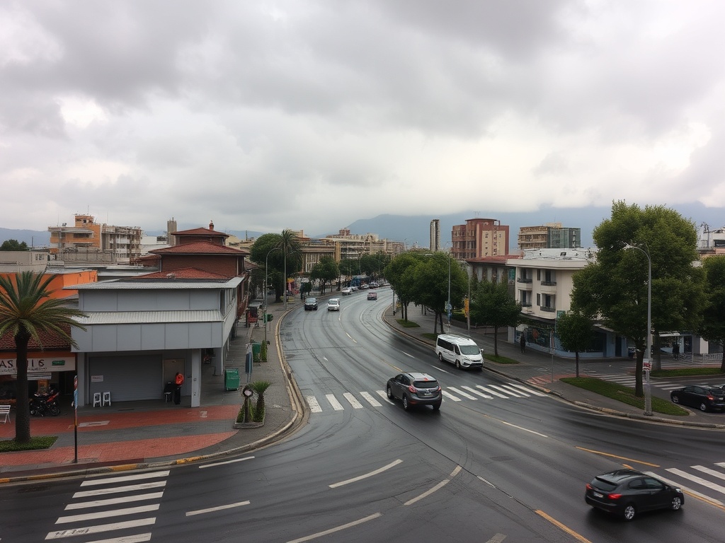 Tomiño amanece cubierto y con alta probabilidad de lluvias débiles durante la mañana del sábado 14 de marzo de 2026
