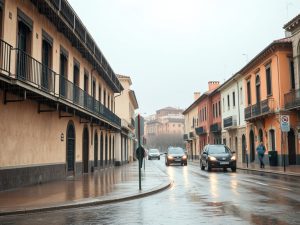 O tempo en Vilalba para hoxe, sábado 14 de marzo: xornada maioritariamente cuberta con chuvias persistentes e sensación fresca