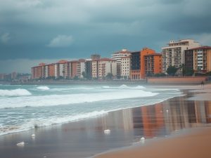 Vedra amence cuberta e con alta probabilidade de choiva este sábado 14 de marzo