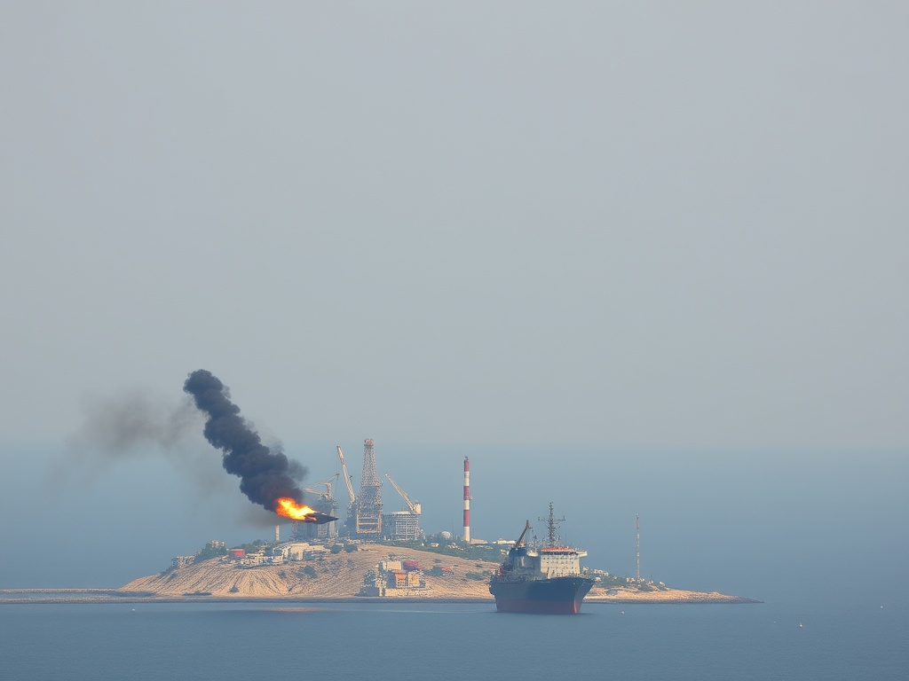 Estados Unidos bombardea a illa de Jark, principal terminal petrolífera de Irán