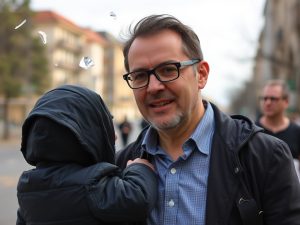 El candidato de Podemos en Castilla y León denuncia que le arrojaron un fragmento de cristal mientras estaba con su hijo