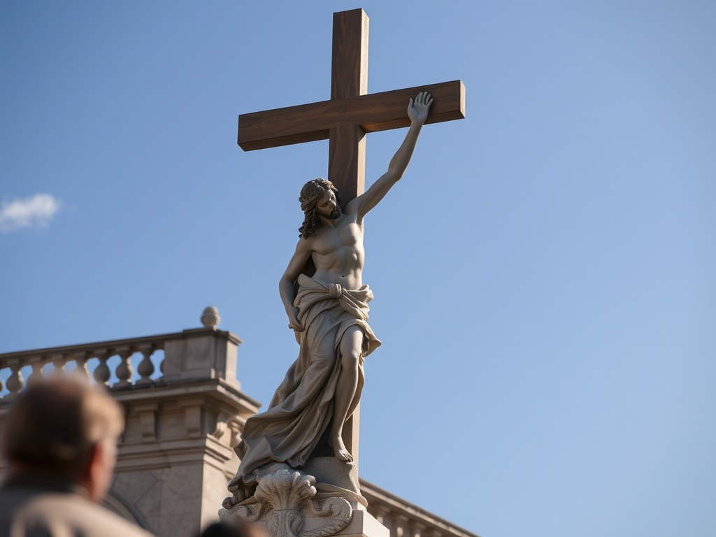 La Cofradía do Corpo Santo presenta la nueva imagen de "Jesús atado a la columna" para la Semana Santa de Pontevedra