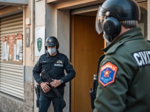 Desmantelan un punto de venda de drogas en Muros