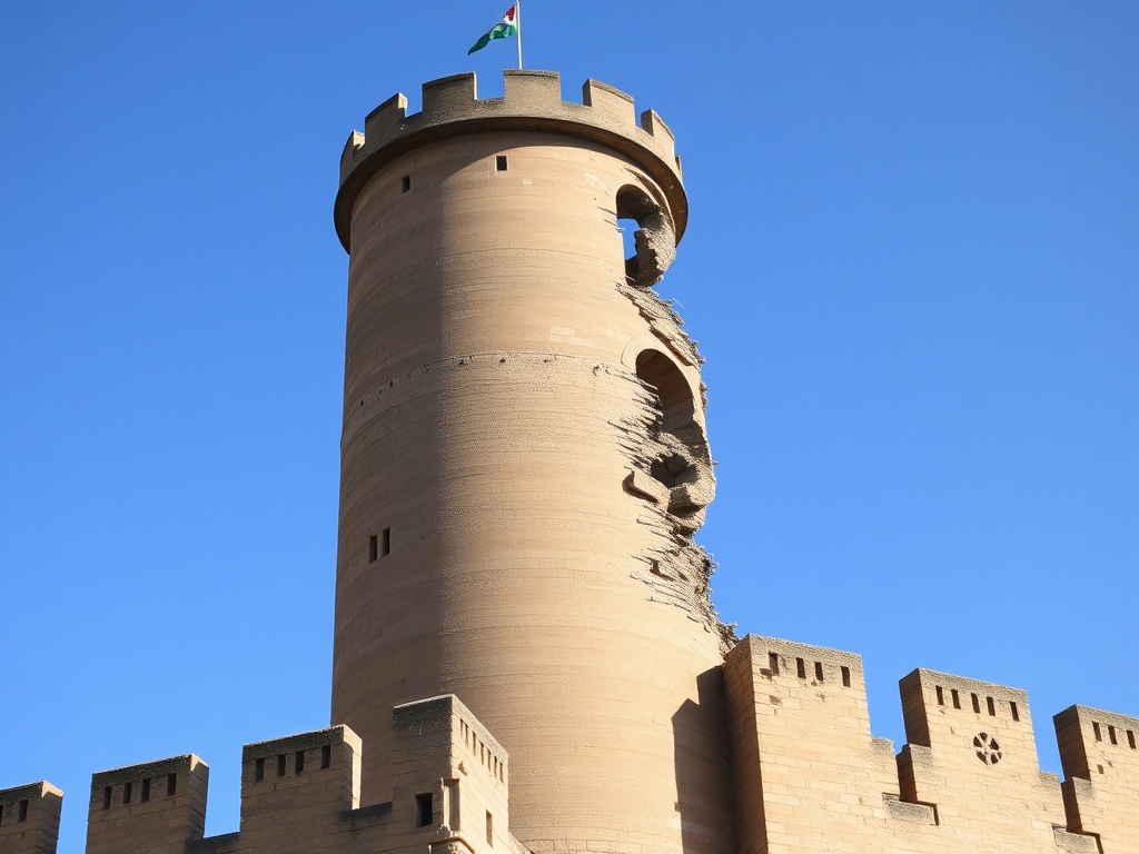 Se derrumba parcialmente una torre del castillo de Escalona (Toledo) sin causar heridos