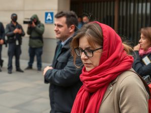 Insultos y abucheos en la llegada al juzgado de los detenidos por la muerte de Francisca Cadenas