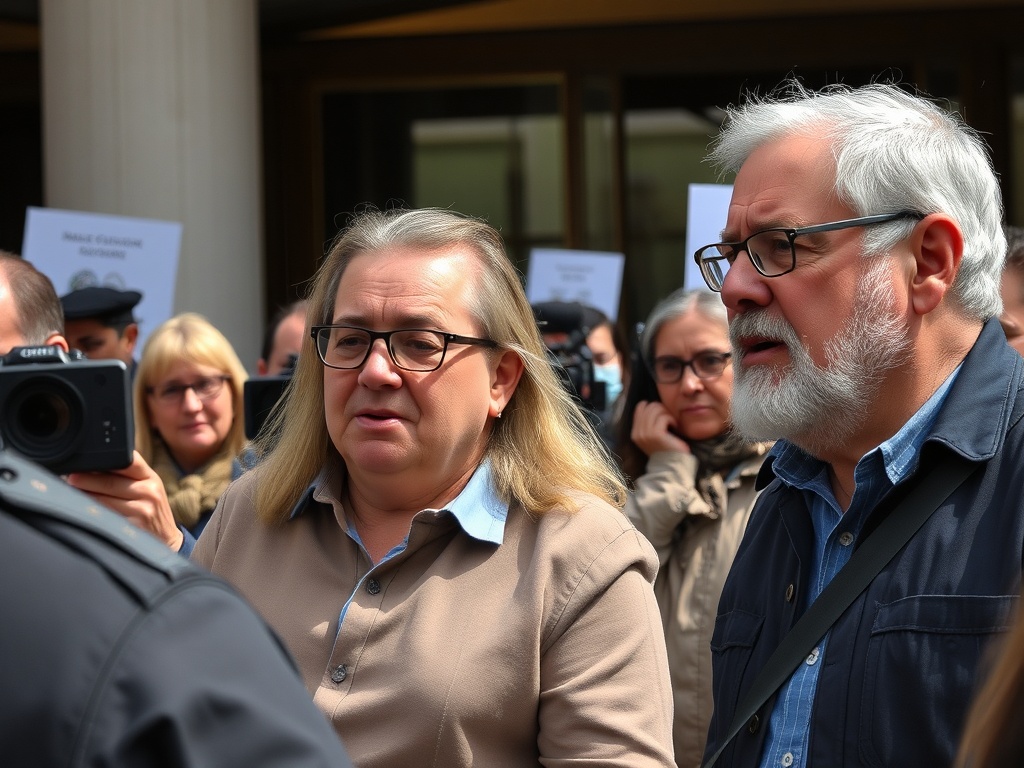 Insultos y abucheos durante la llegada al juzgado de los detenidos por la muerte de Francisca Cadenas